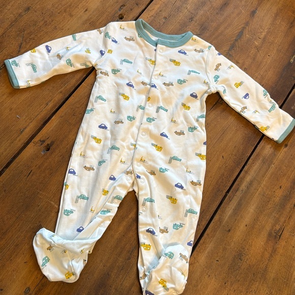 Like New Mamas & Papas Snap Close Automobile Onesie Footie